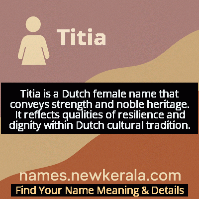 Titia Name Meaning and Origin