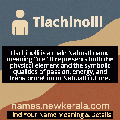 Tlachinolli Name Meaning and Origin