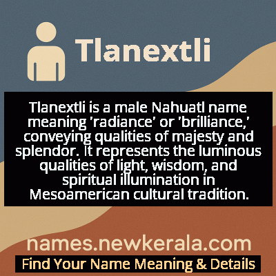 Tlanextli Name Meaning and Origin
