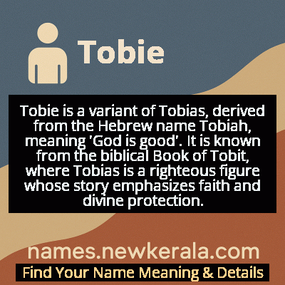 Tobie Name Meaning and Origin