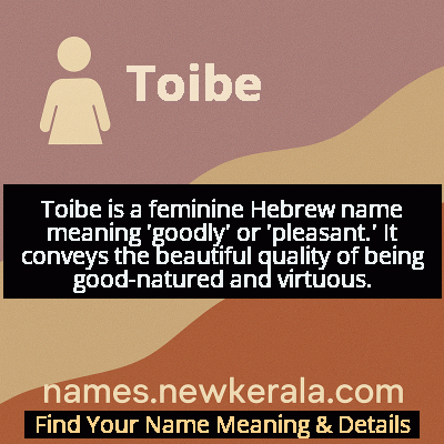 Toibe Name Meaning and Origin