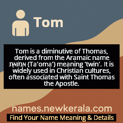 Tom Name Meaning and Origin