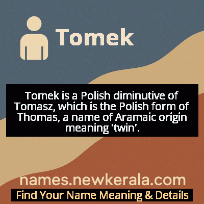 Tomek Name Meaning and Origin
