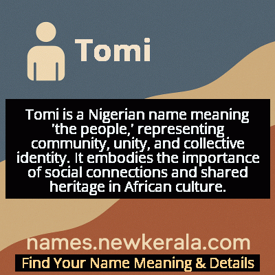 Tomi Name Meaning and Origin