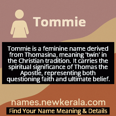 Tommie Name Meaning and Origin