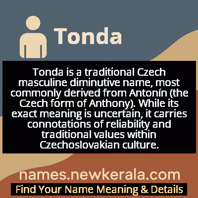 Tonda Name Meaning and Origin