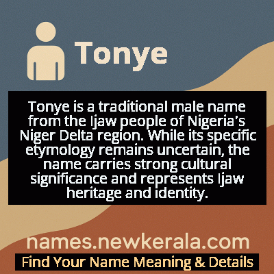 Tonye Name Meaning and Origin