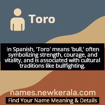 Toro Name Meaning and Origin