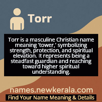 Torr Name Meaning and Origin