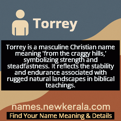 Torrey Name Meaning and Origin