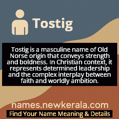 Tostig Name Meaning and Origin