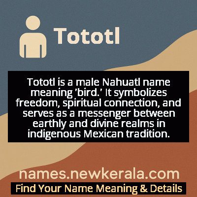Tototl Name Meaning and Origin