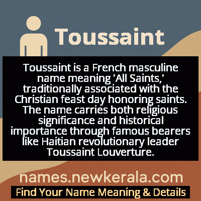 Toussaint Name Meaning and Origin