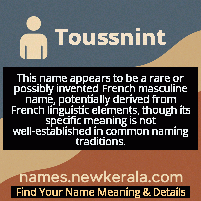 Toussnint Name Meaning and Origin