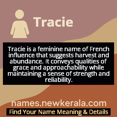 Tracie Name Meaning and Origin