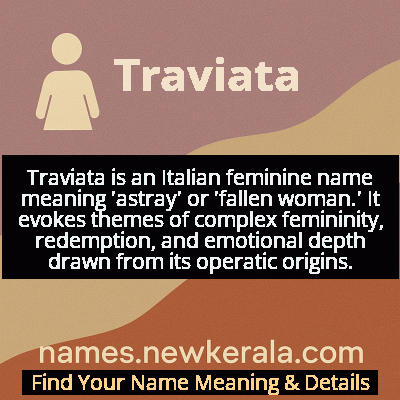 Traviata Name Meaning and Origin