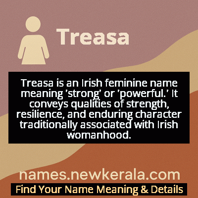 Treasa Name Meaning and Origin