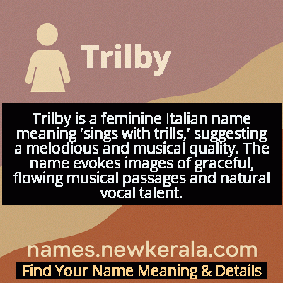 Trilby Name Meaning and Origin