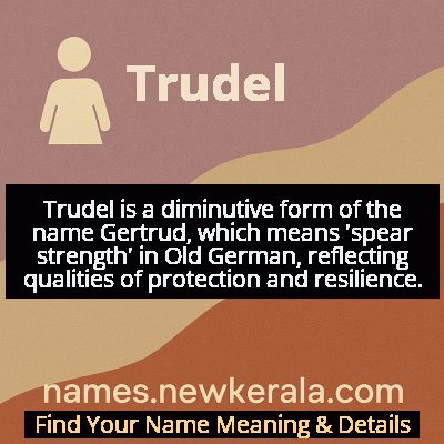 Trudel Name Meaning and Origin