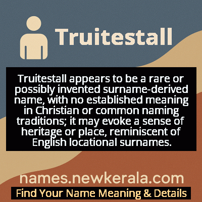 Truitestall Name Meaning and Origin