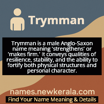 Trymman Name Meaning and Origin