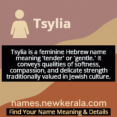 Tsylia Name Meaning and Origin