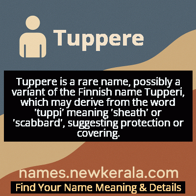 Tuppere Name Meaning and Origin