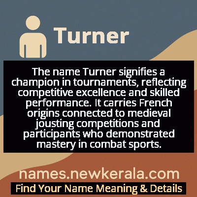Turner Name Meaning and Origin