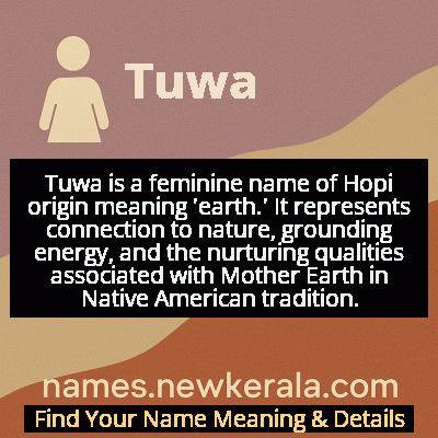 Tuwa Name Meaning and Origin