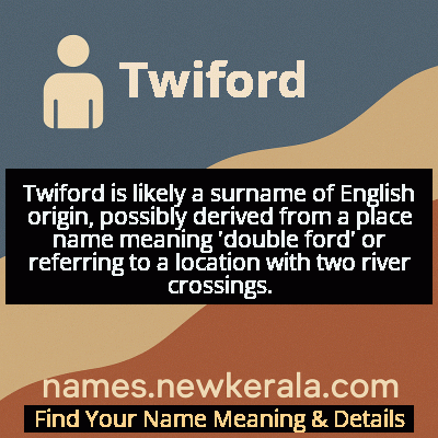 Twiford Name Meaning and Origin