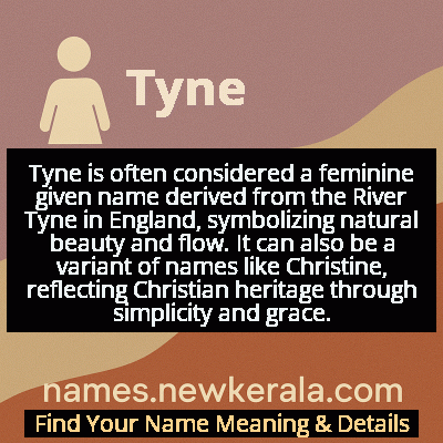 Tyne Name Meaning and Origin