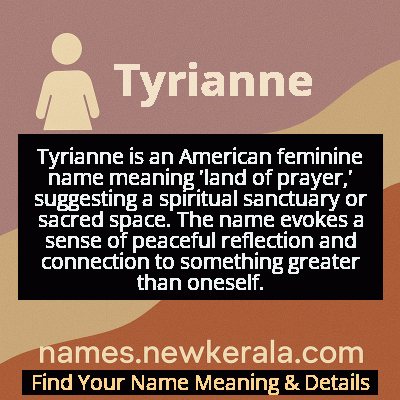 Tyrianne Name Meaning and Origin