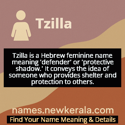 Tzilla Name Meaning and Origin