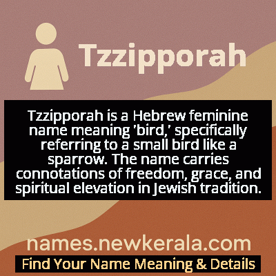 Tzzipporah Name Meaning and Origin