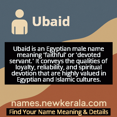 Ubaid Name Meaning and Origin