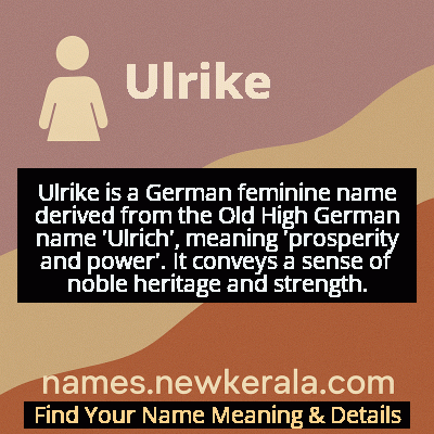 Ulrike Name Meaning and Origin