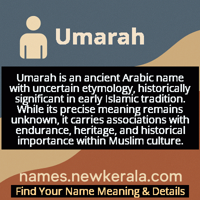 Umarah Name Meaning and Origin