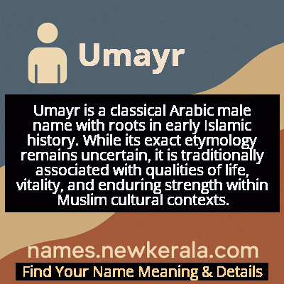 Umayr Name Meaning and Origin