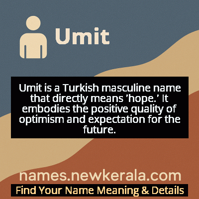 Umit Name Meaning and Origin