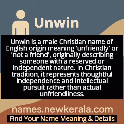 Unwin Name Meaning and Origin