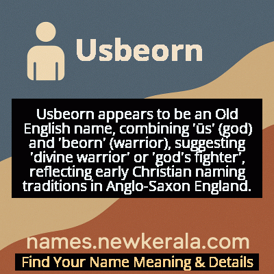 Usbeorn Name Meaning and Origin