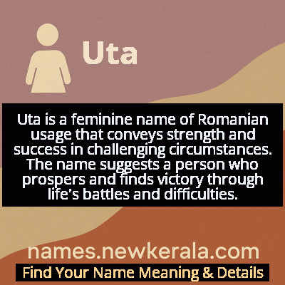 Uta Name Meaning and Origin