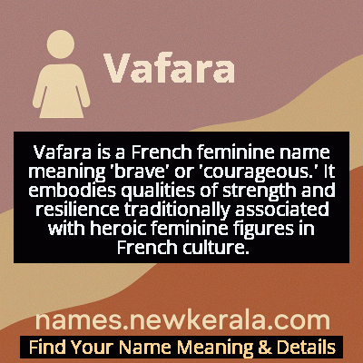 Vafara Name Meaning and Origin