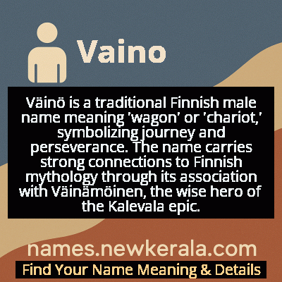 Vaino Name Meaning and Origin