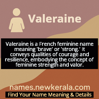 Valeraine Name Meaning and Origin