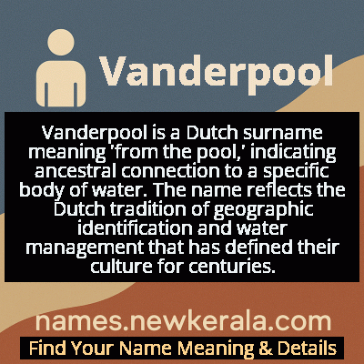 Vanderpool Name Meaning and Origin