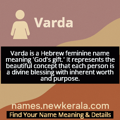 Varda Name Meaning and Origin