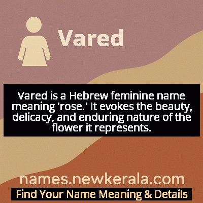 Vared Name Meaning and Origin
