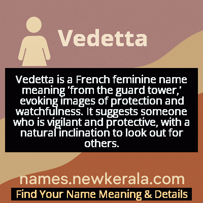 Vedetta Name Meaning and Origin