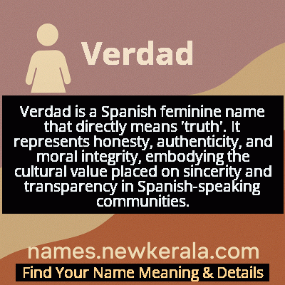 Verdad Name Meaning and Origin